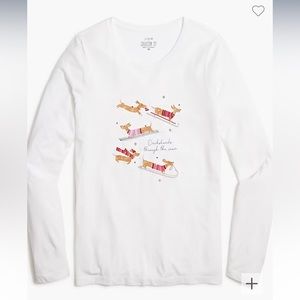 NWT JCrew Dachshund Tee